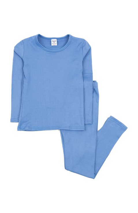 Kids Solid Thermal Pajamas (Toddler, Little Kid & Big Kid)