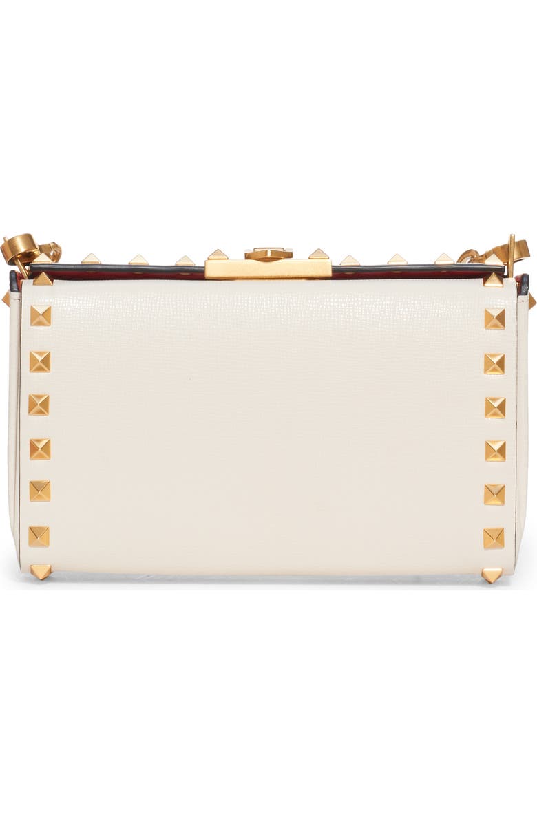 Valentino Garavani Alcove Rockstud Leather Convertible Clutch, Main, color,
