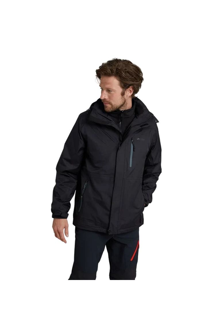 Bracken Extreme Three In 1 Waterproof Jacket, Alternate, color, Black