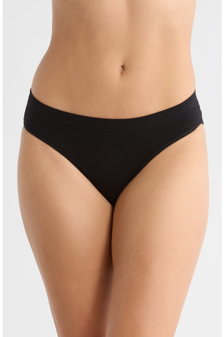 Everyday Assorted 5-Pack Bikinis, Main, color, BLACK