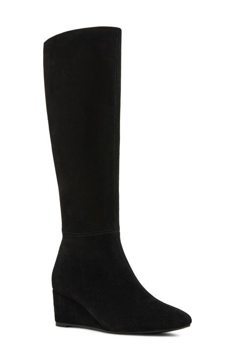Breena Waterproof Wedge Leather Boot