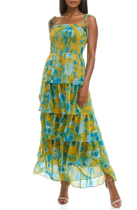 Floral Tiered Maxi Sundress