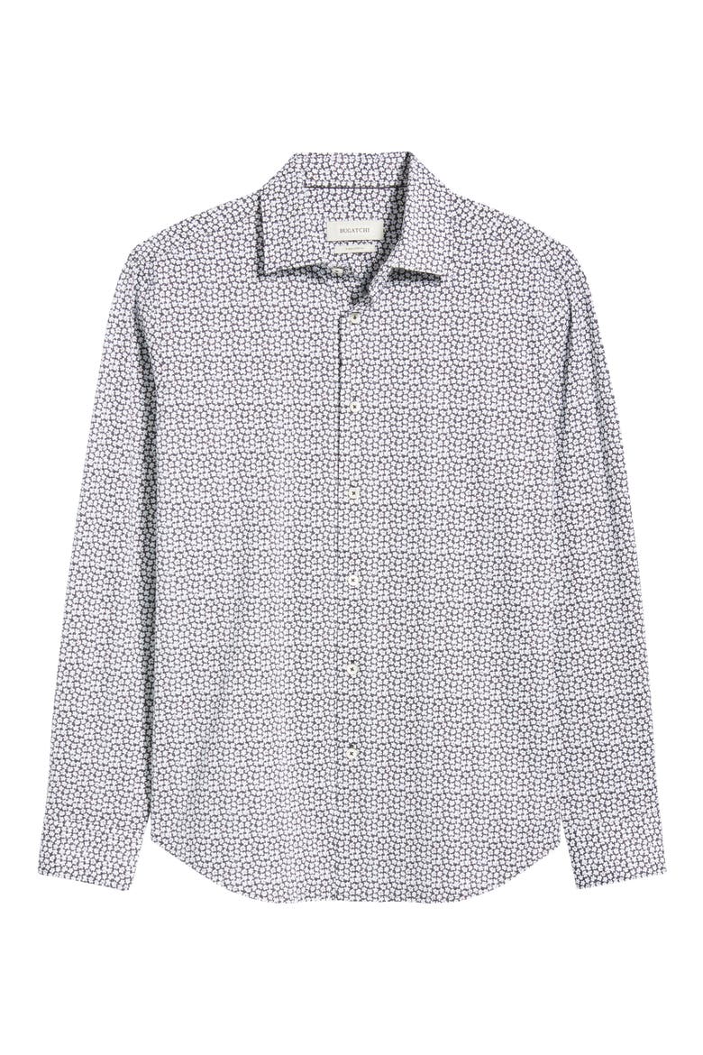James OoohCotton® Floral Button-Up Shirt, Alternate, color, BLACK/ WHITE
