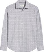 Bugatchi James OoohCotton® Floral Button-Up Shirt