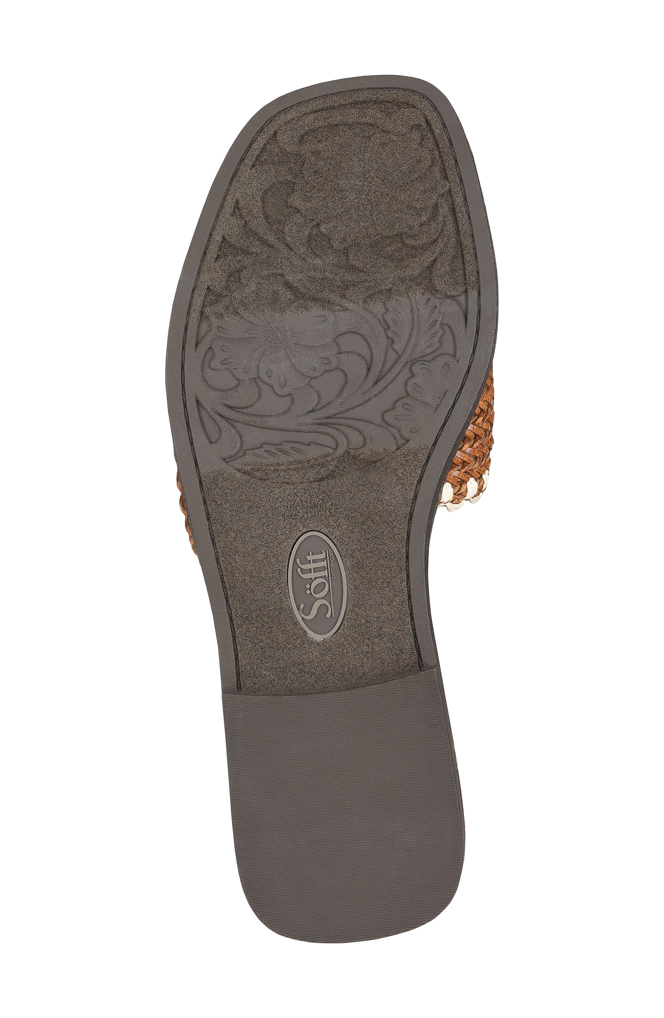 Söfft Elsa Slide Sandal, Alternate, color, Brown