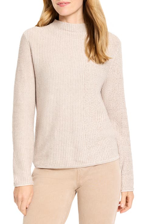 Pixel Mock Neck Sweater