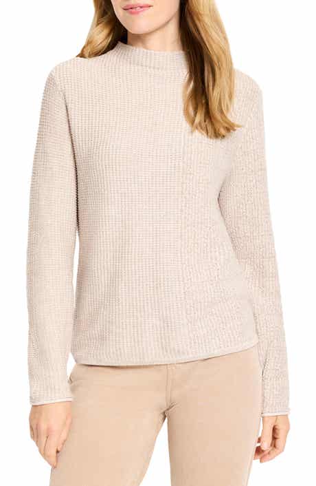 NIC+ZOE Pixel Mock Neck Sweater