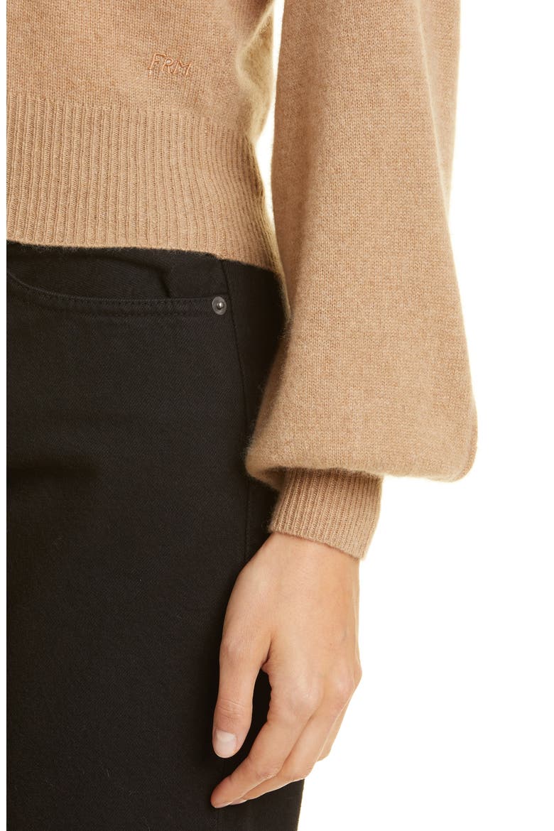 Linked Cashmere Cardigan, Alternate, color, CAFE AU LAIT