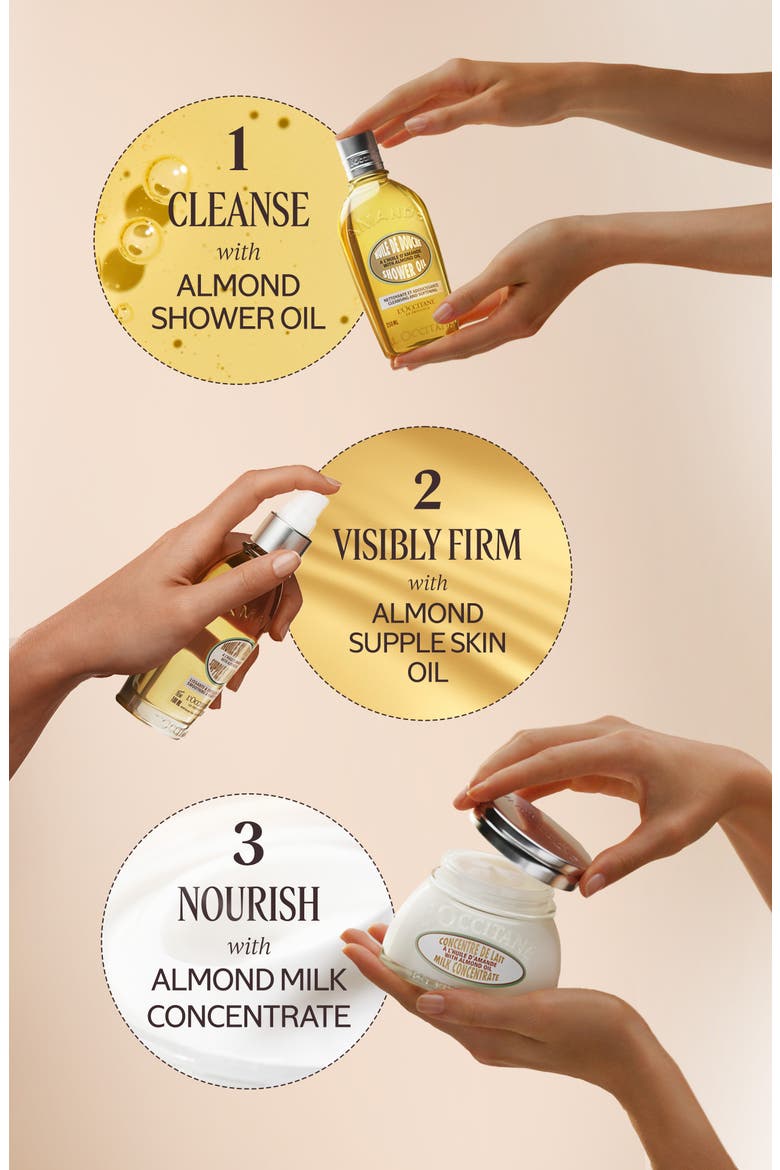 Softening Almond Trio Gift Set $76 Value, Alternate, color, NO COLOR