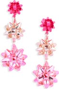 Leith Gift Bow Tiered Drop Earrings