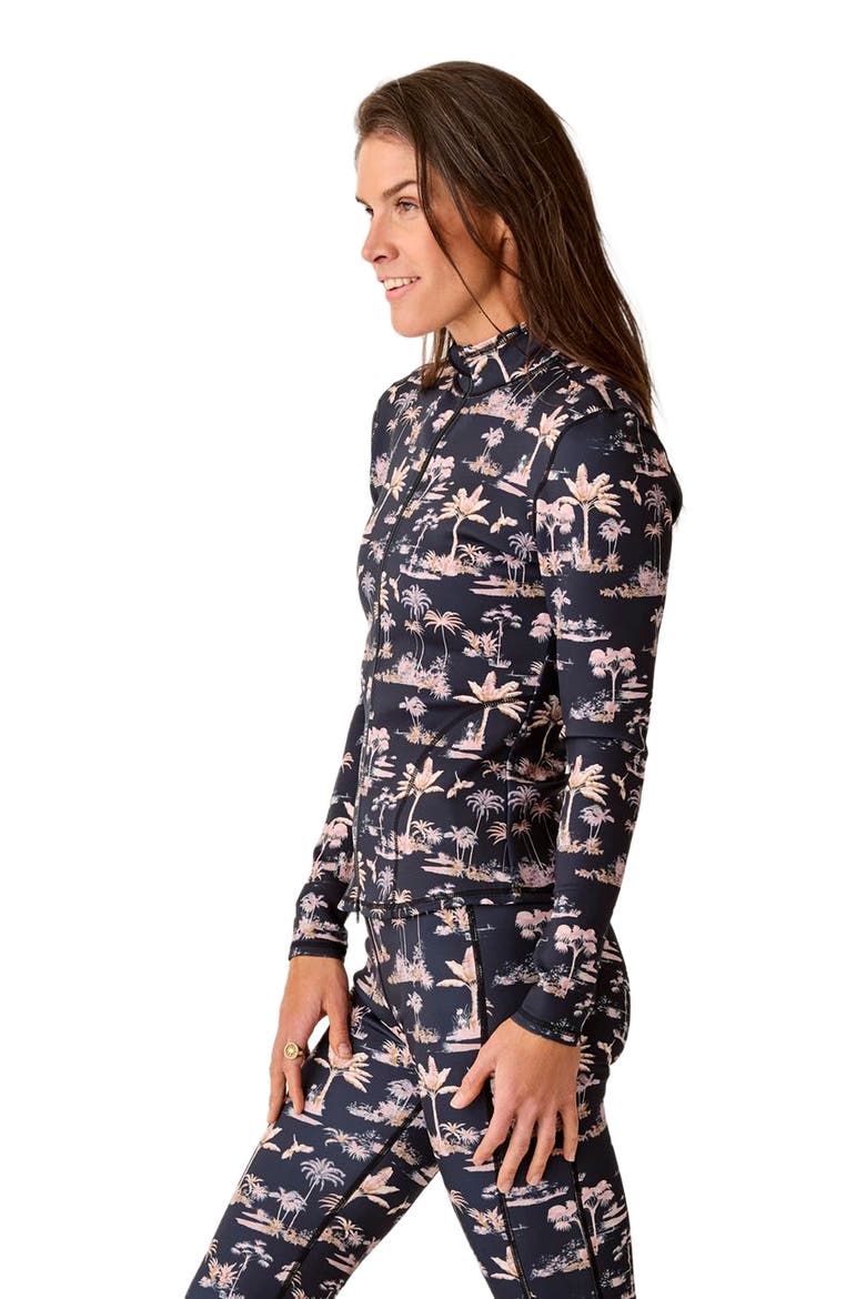 Stella Zip-Up Jacket, Alternate, color, Black Toile