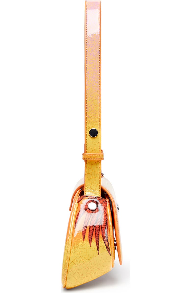 DIESEL<sup>®</sup> Play Faux Leather Crossbody Bag, Alternate, color, Orange