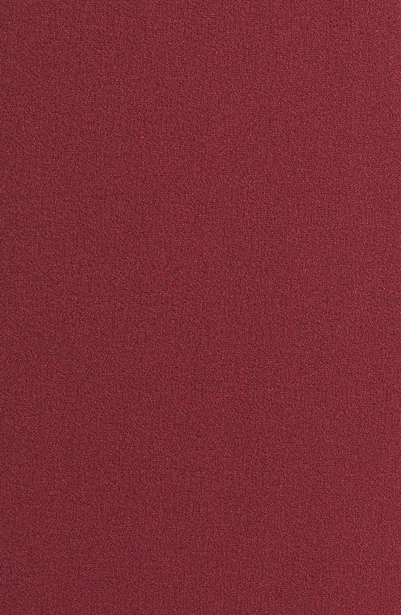 Adrianna Papell Seamed Woven Sheath Dress, Alternate, color, Black Cherry