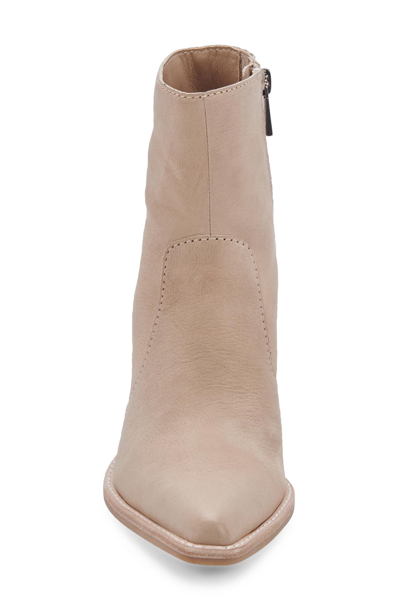 Dolce Vita Volli Pointed Toe Bootie, Alternate, color, Dune Nubuck