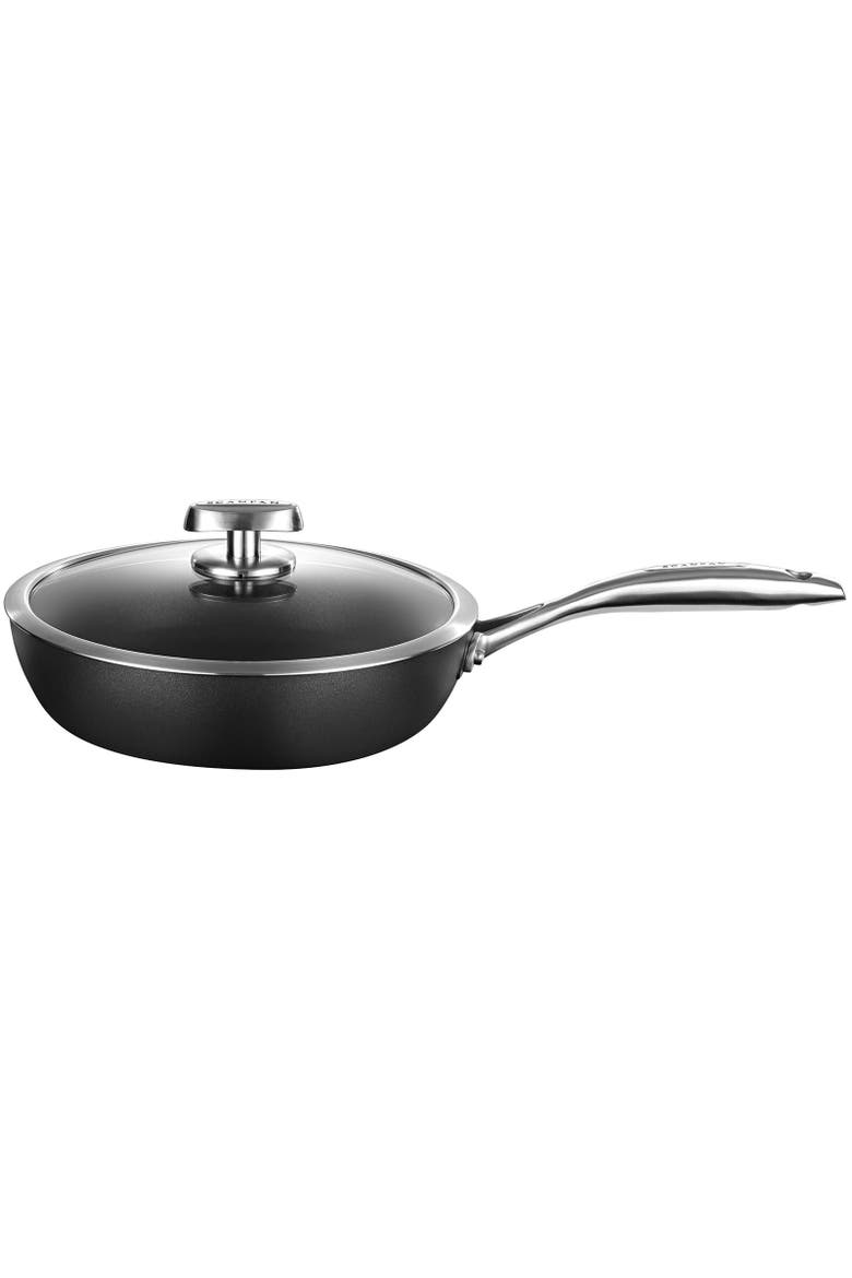 Pro IQ 10.25 Inch Covered Saute Pan, 2.75 Quart, Main, color, Black