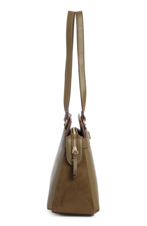 Nanette Lepore Kathryn Triple Section Shoulder Bag In Green