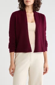 Sofia Cashmere Cropped Cashmere Cardigan