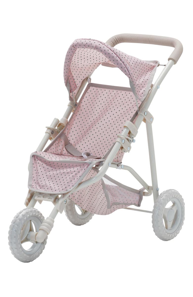 Teamson Kids Olivia's Little World Baby Doll Jogging Stroller, Main, color, Pink