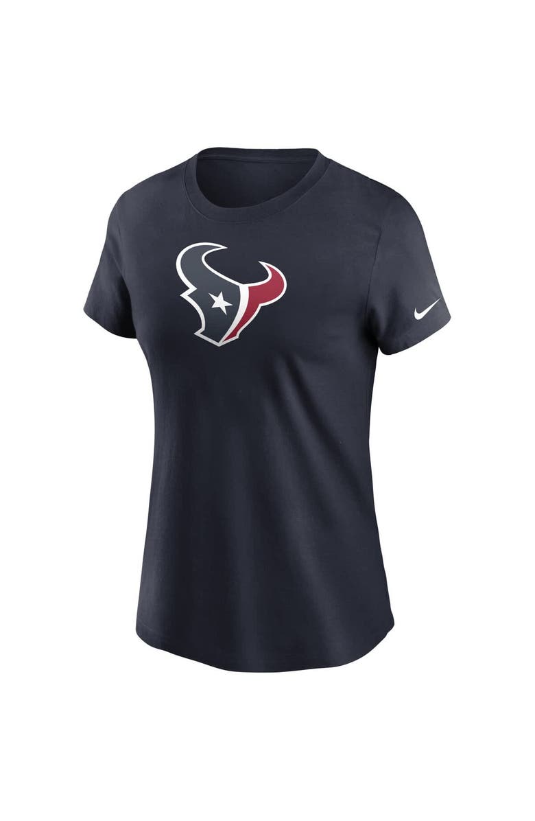 Nike Women's Nike Navy Houston Texans Logo Essential T-Shirt, Alternate, color,