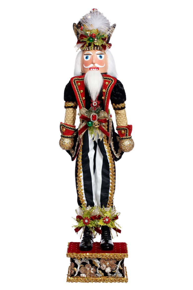 Classic Couture Nutcracker, Small, Main, color, Black