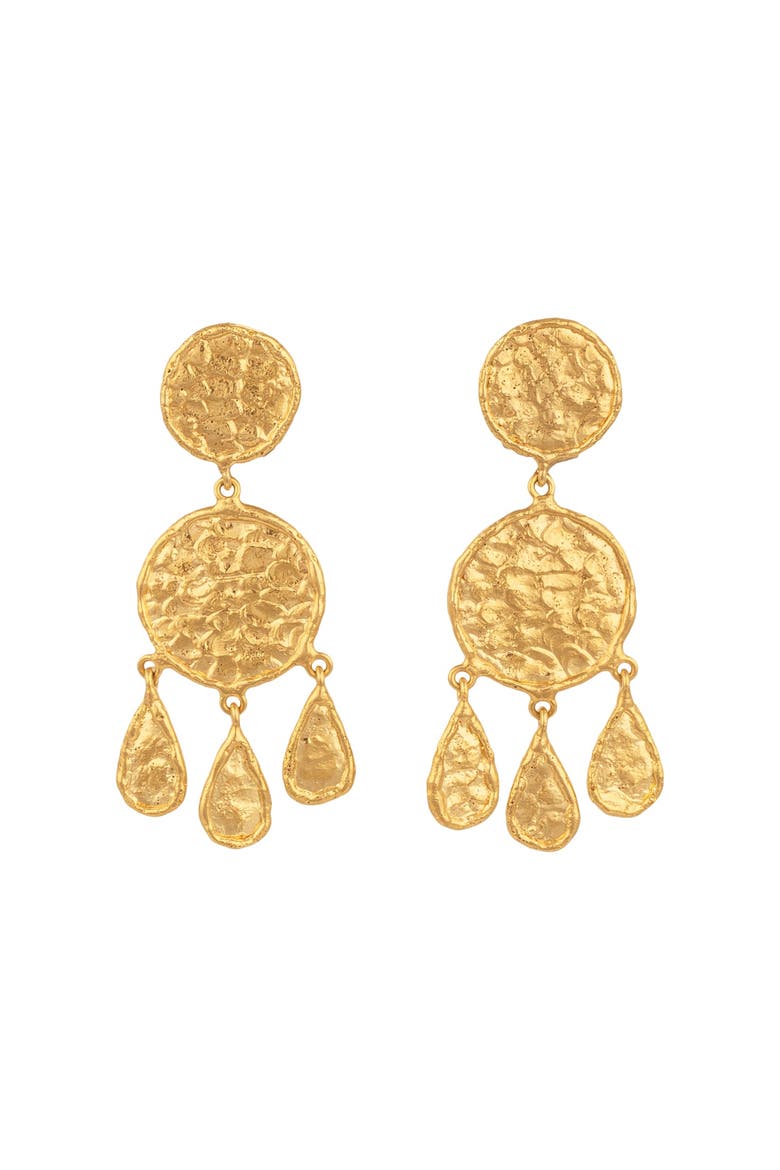 Swanee Earrings, Main, color, GOLD