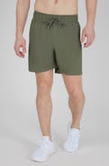 90 DEGREE BY REFLEX Stretch Tech Knit Active Shorts