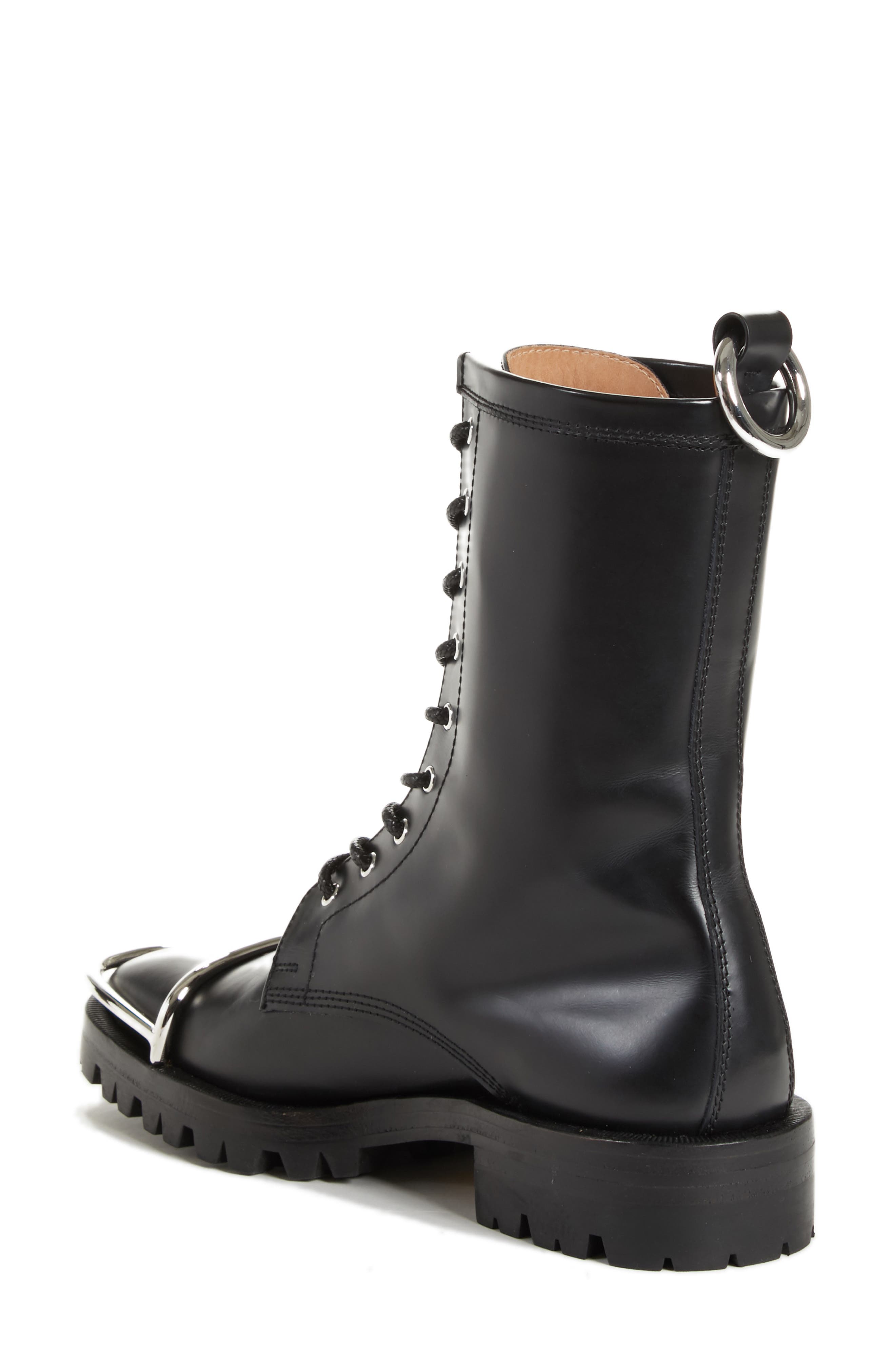 Kennah Combat Boot, Alternate, color, BLACK