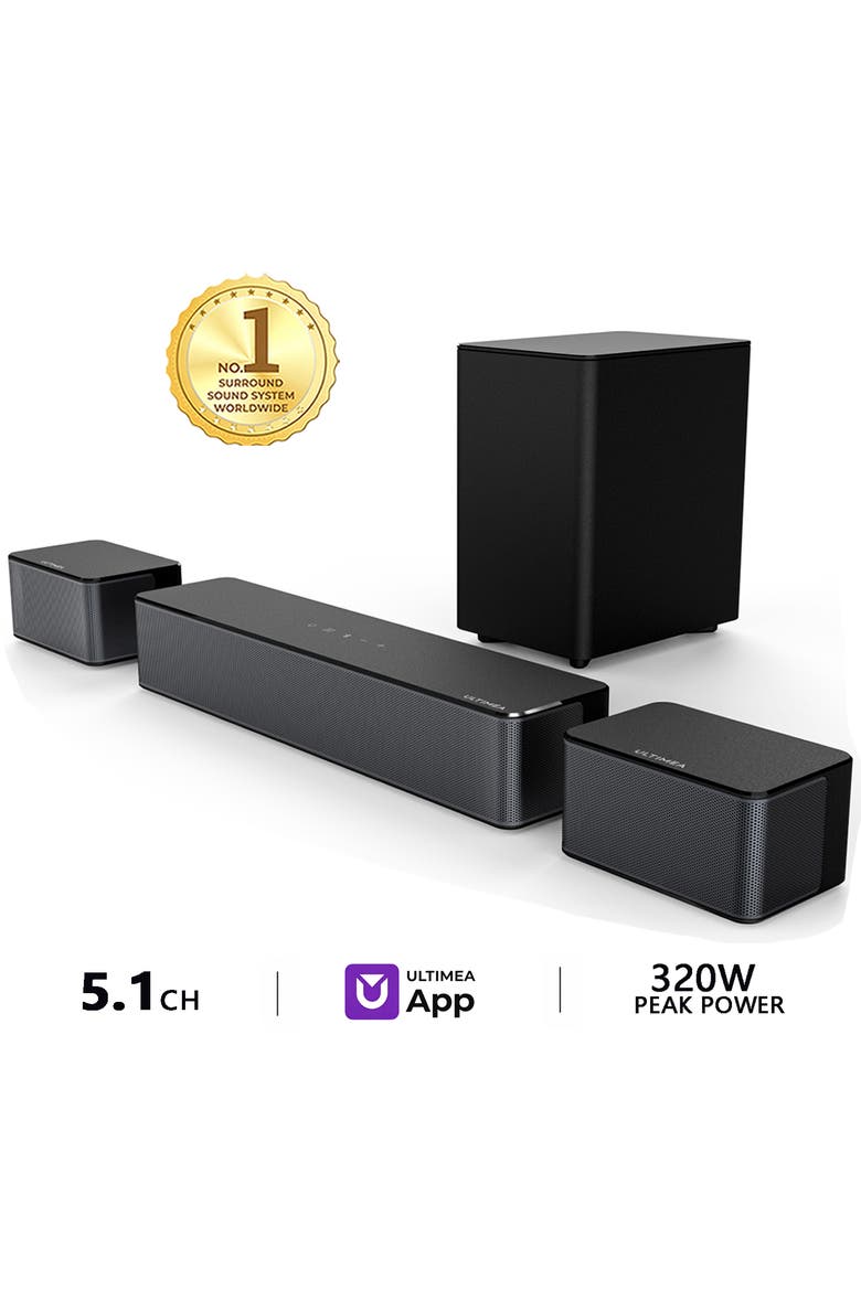 Poseidon M3T 5.1 Surround Sound Bar, Main, color, Black