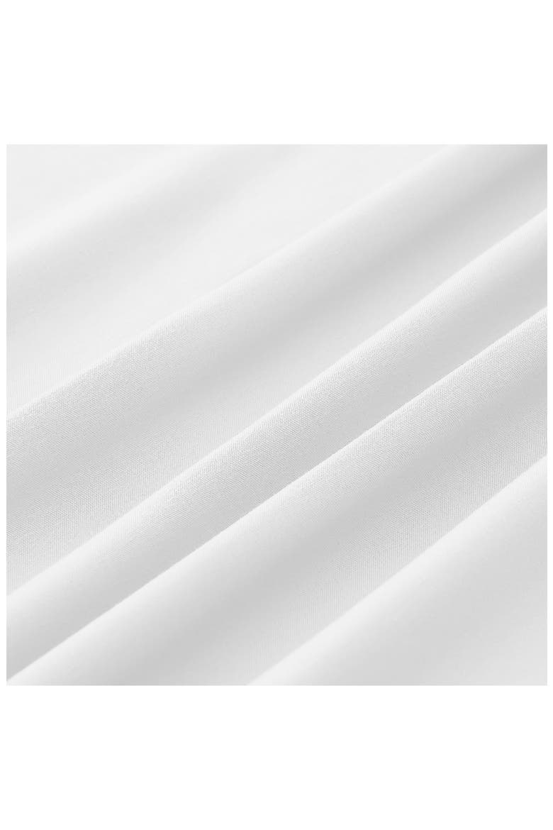 Solid 4-Piece Microfiber Sheet Set, Alternate, color, WHITE