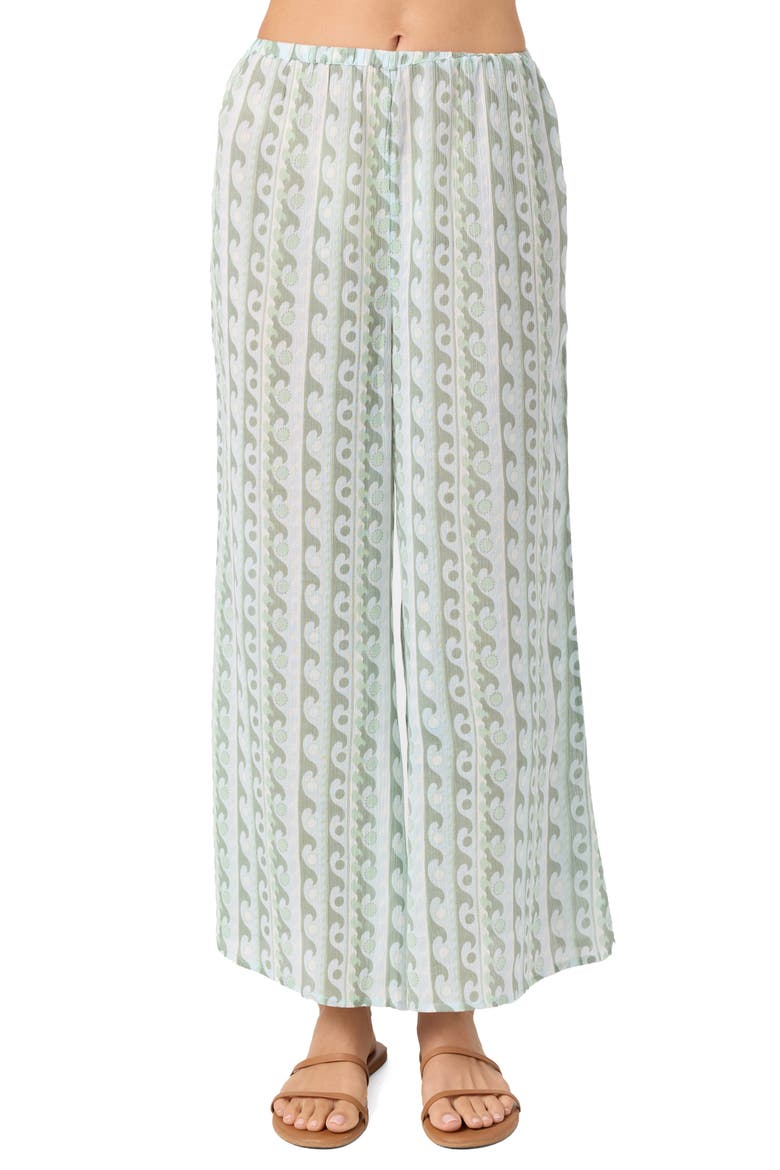 Regina Cotton Blend Gauze Cover-Up Pants, Main, color, STARLIGHT BLUE