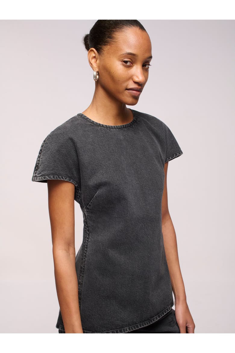 Linear T-Shirt, Alternate, color, Hurricane