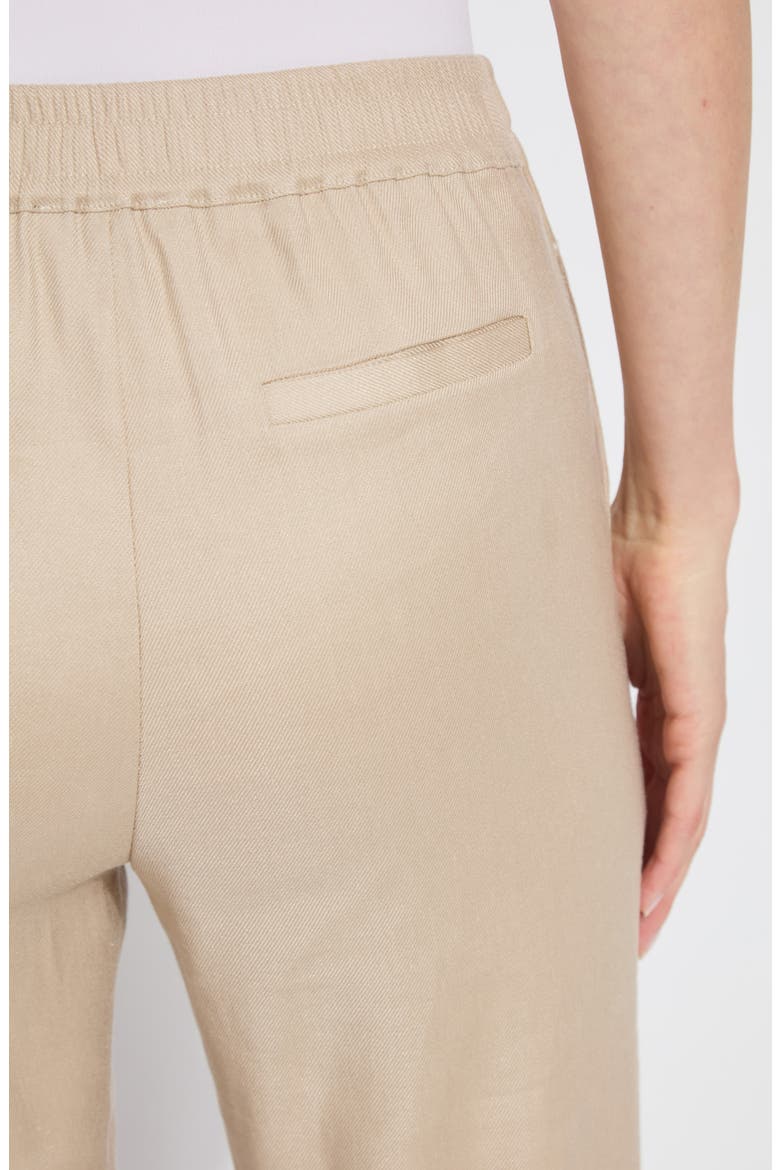 Nixie Drawstring Linen Blend Wide Leg Pants, Alternate, color, LINEN