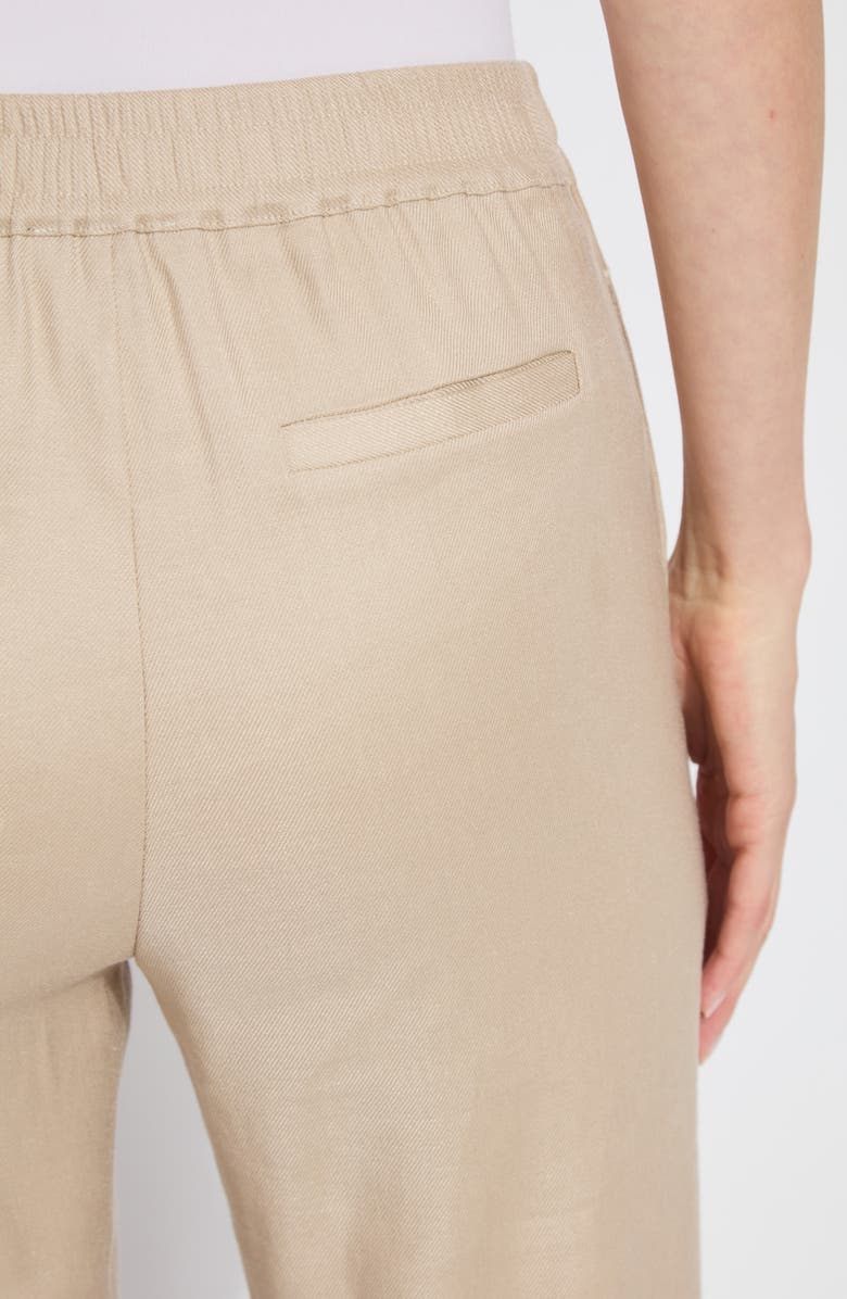 Lysse Nixie Drawstring Linen Blend Wide Leg Pants, Alternate, color, Linen