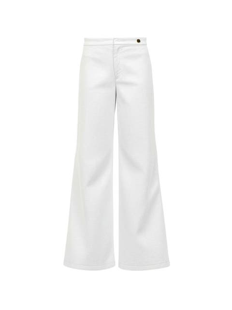 Jane High waist flare pant jeans twill