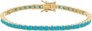 BY ADINA EDEN Colored Classic Tennis Bracelet