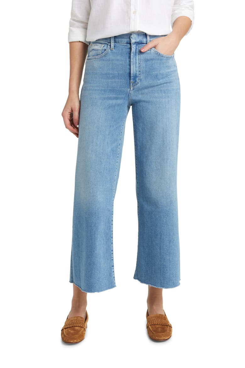 Galway Gaucho Jeans, Main, color, LIGHT WASH