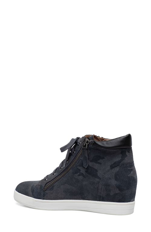 Linea Paolo Gaines Hidden Wedge Sneaker In Blue