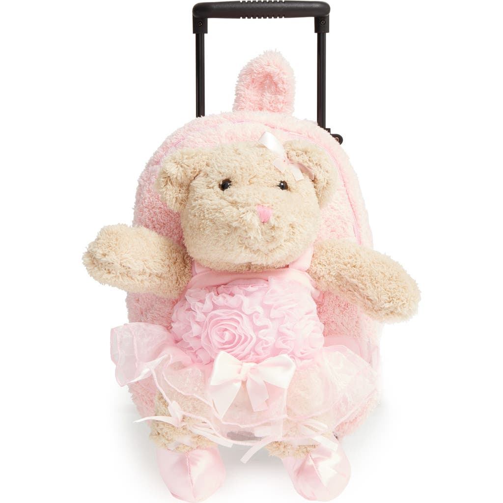 Popatu 'Trolley - Ballet Bear' Rolling Backpack in Pink  product