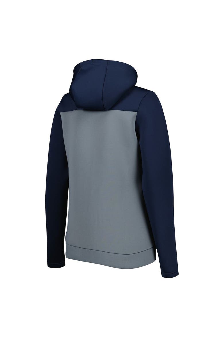 Women's Antigua Deep Sea Blue/Gray Seattle Kraken Protect Full-Zip Jacket, Alternate, color, Navy