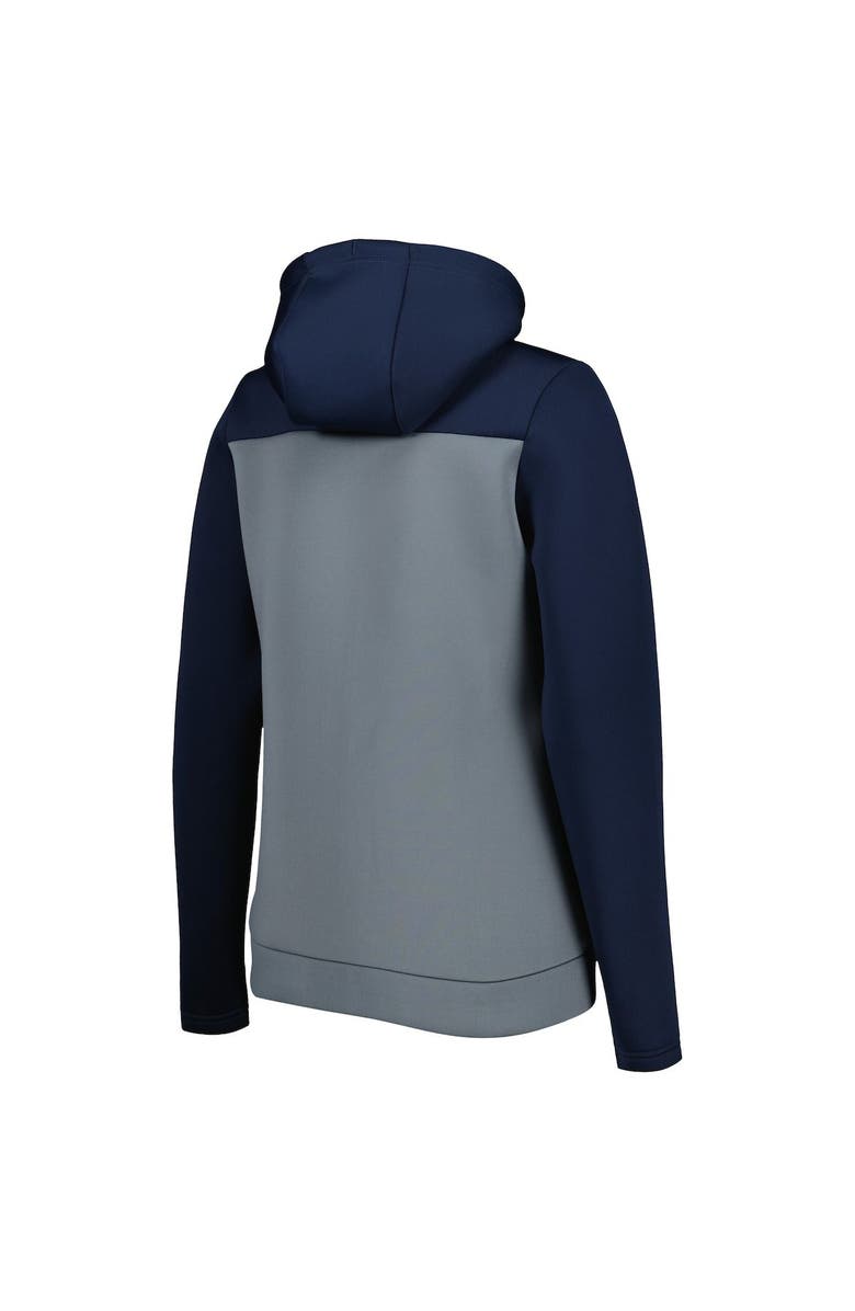 ANTIGUA Women's Antigua Deep Sea Blue/Gray Seattle Kraken Protect Full-Zip Jacket, Alternate, color, Navy