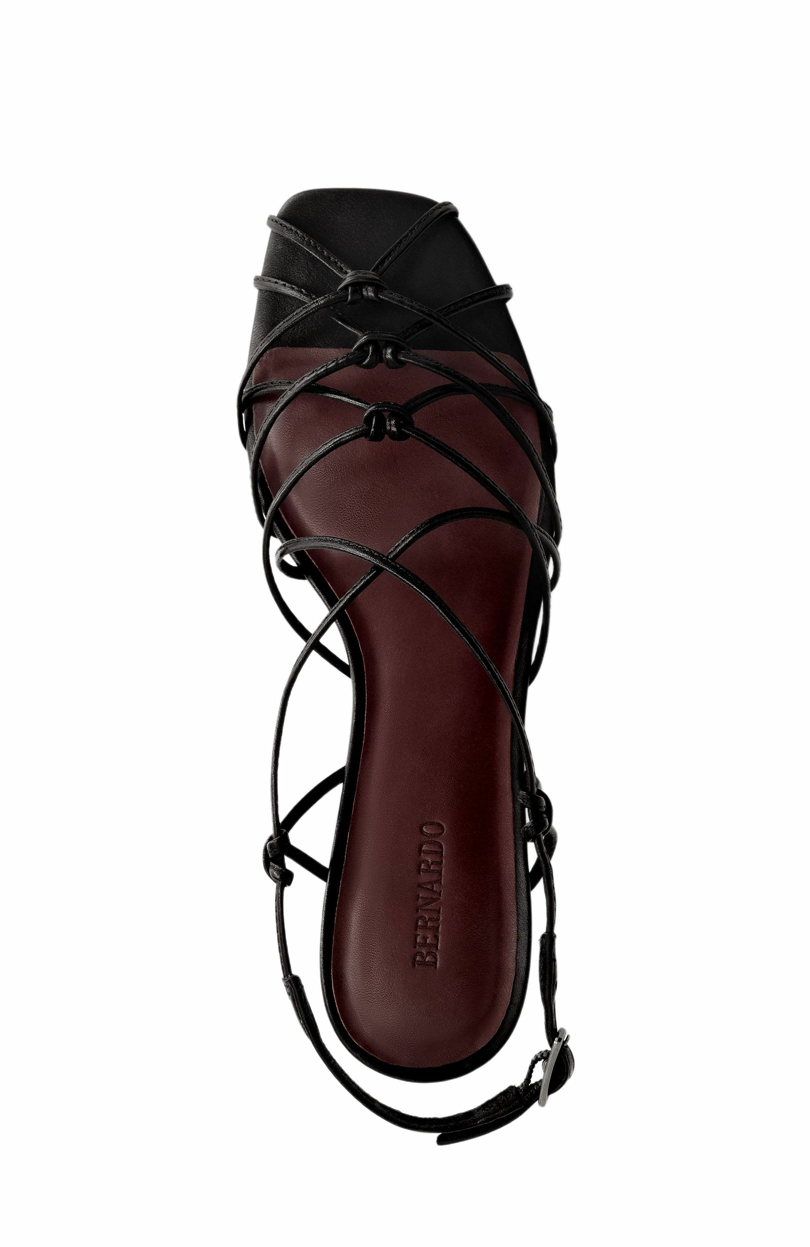 Bernardo Footwear Catrina Strappy Heel, Alternate, color, Black