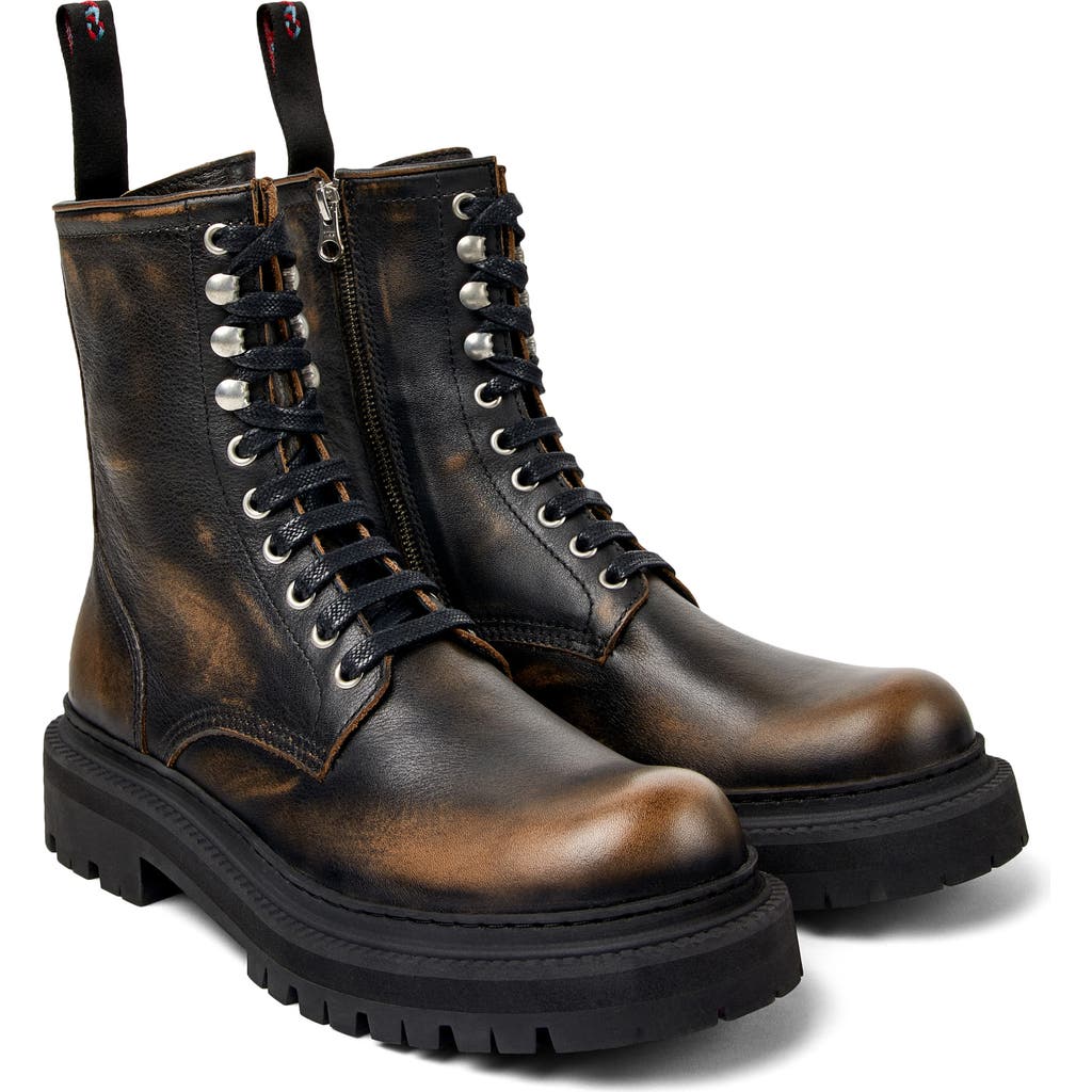 Camper Eki Water Repellent Leather Boot In Black