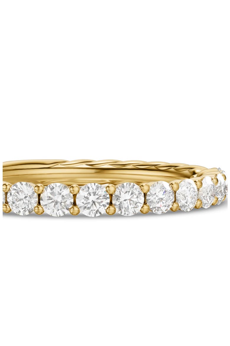 Petite Pavé 18k Gold Diamond Band Ring, Alternate, color, GOLD