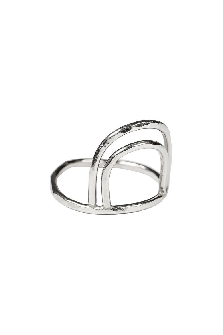 Rainbow Ring, Main, color, SILVER