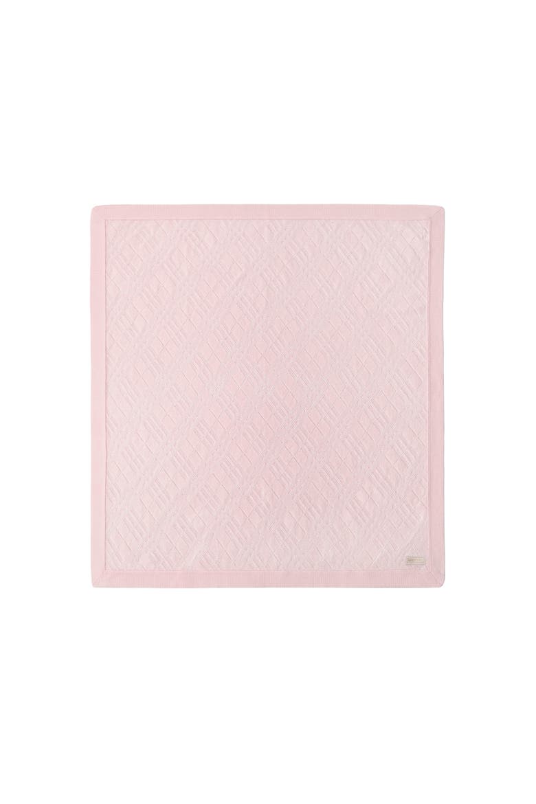 Check Cashmere Baby Blanket, Alternate, color, Archive pink