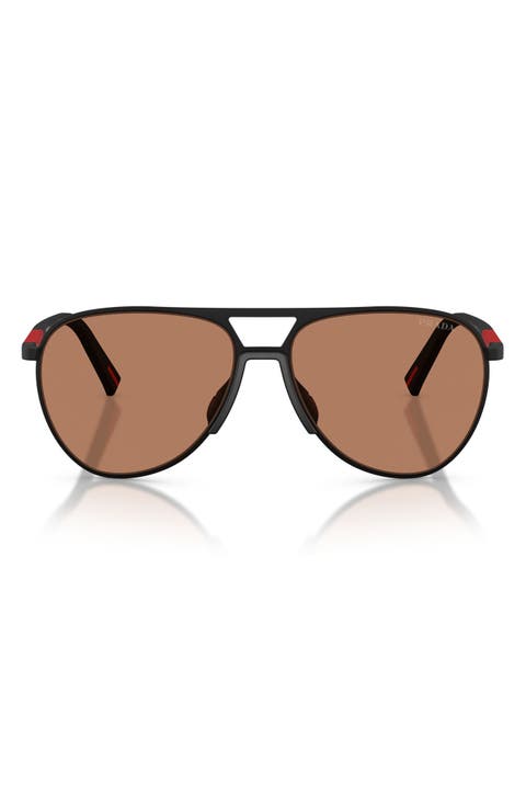 59mm Pilot Sunglasses