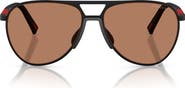 Prada Linea Rossa 59mm Pilot Sunglasses