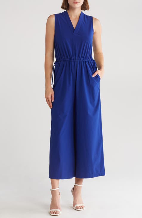 Comm V-Neck Sleeveless Jumpsuit