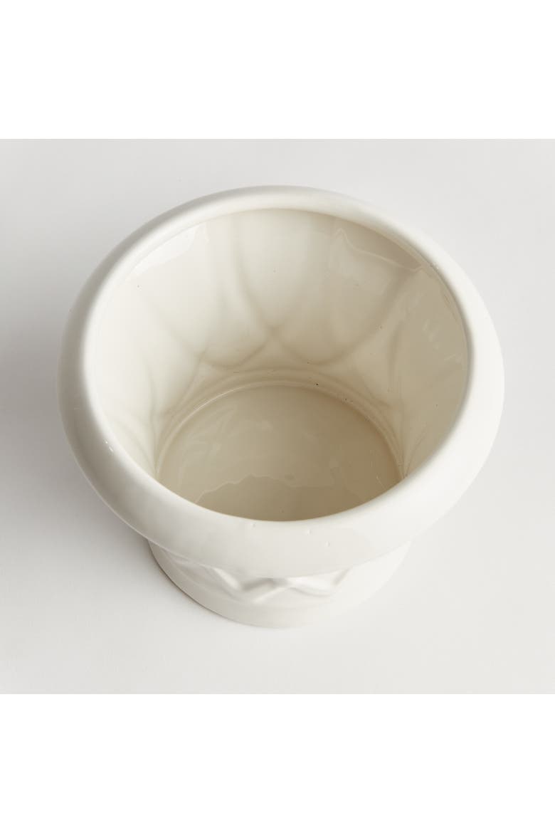 Hillingdon Tapered Cachepot, Alternate, color, White