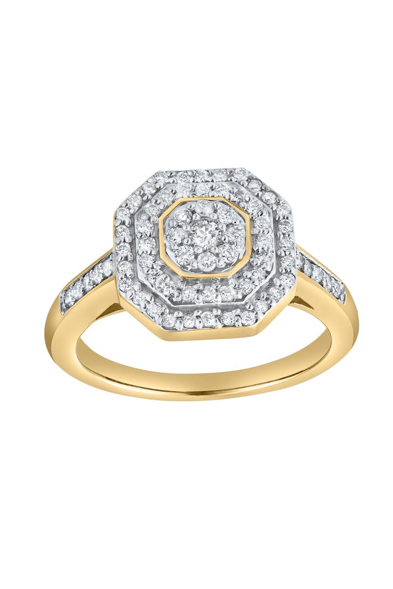 Vionne 0.50 Ct 10K Gold Diamond Ring, Main, color, 10K Yellow Gold